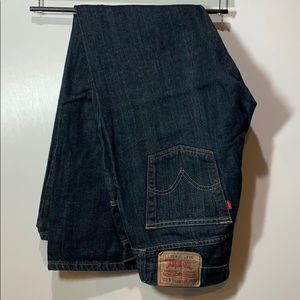 Levi’s 514 Slim Straight Dark Jeans 34x32